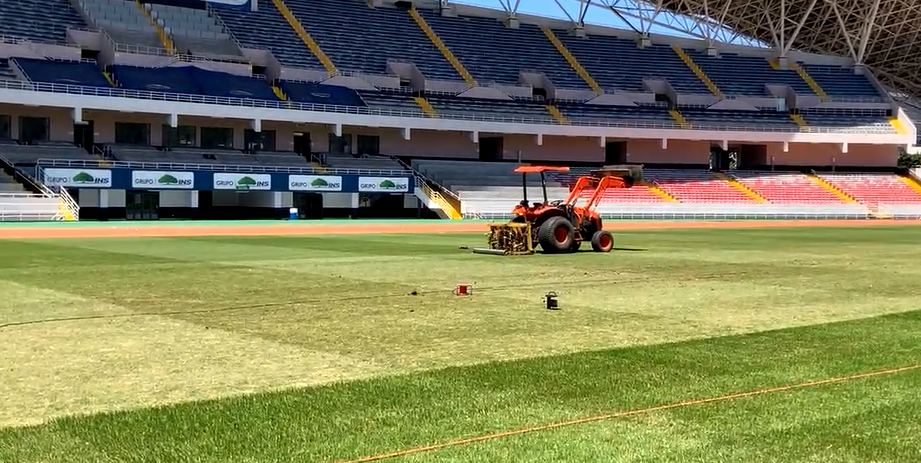 Esta misma semana concluirían los trabajos en el Estadio Nacional