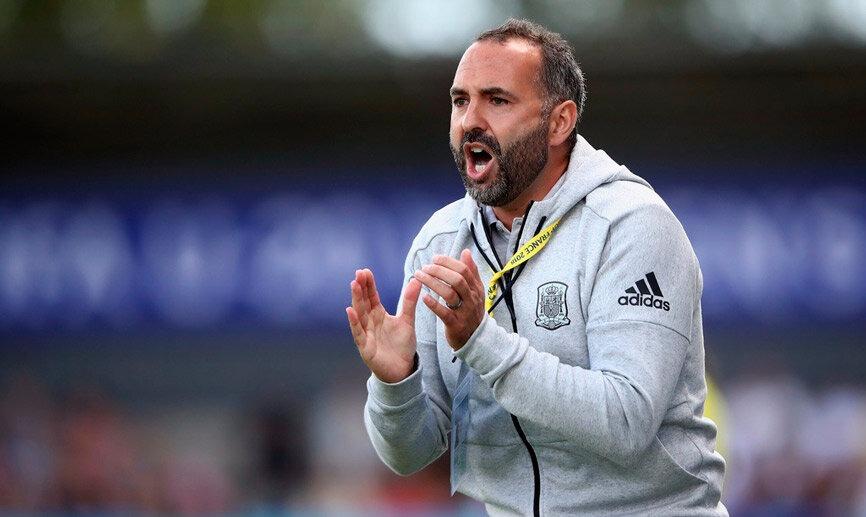 Pedro López, entrenador Sub20 España
