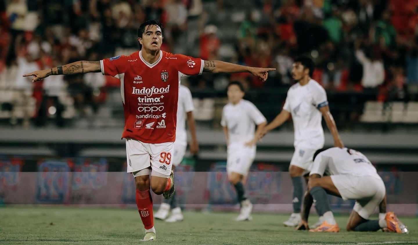Diego Campos volvió a concretar en Indonesia