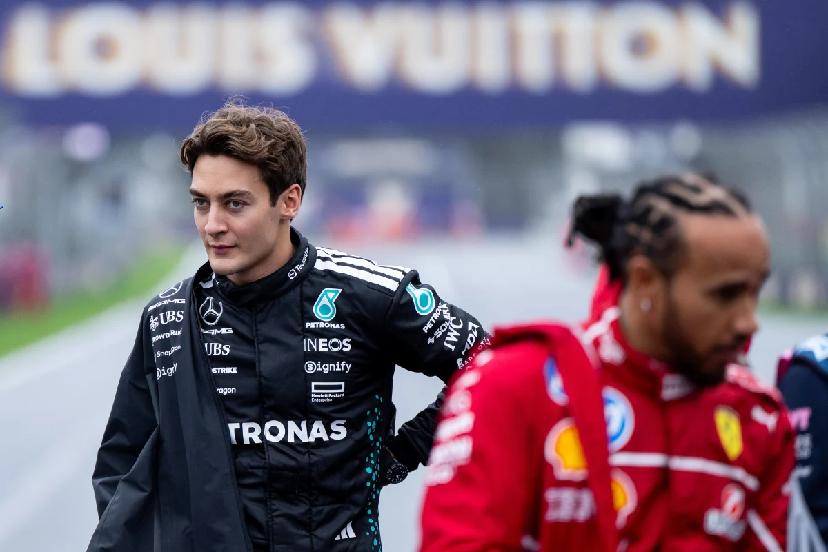 Russell vs Hamilton en la primera línea de salida en Barcelona