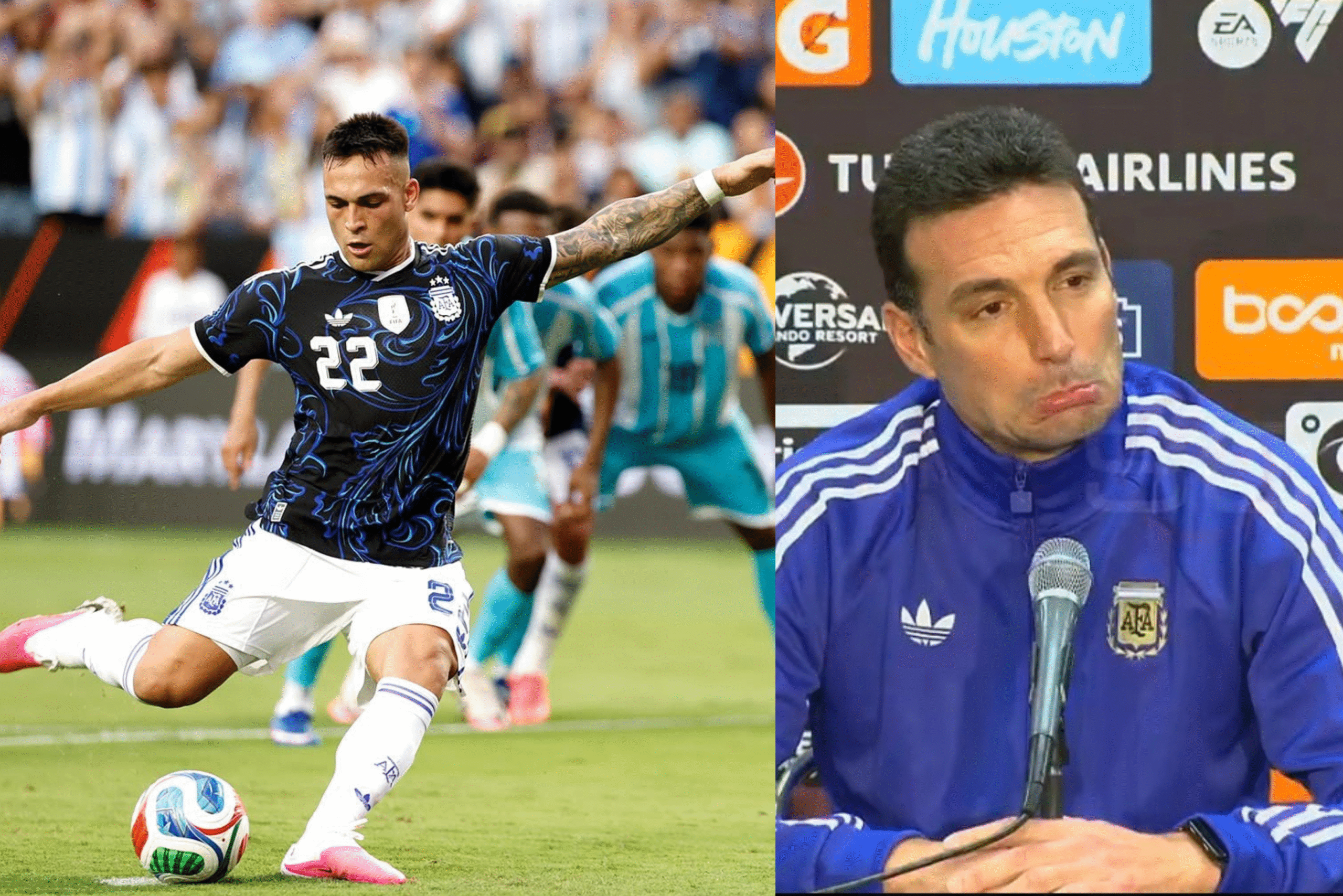 Scaloni elogió y derrotó a Honduras en Texas