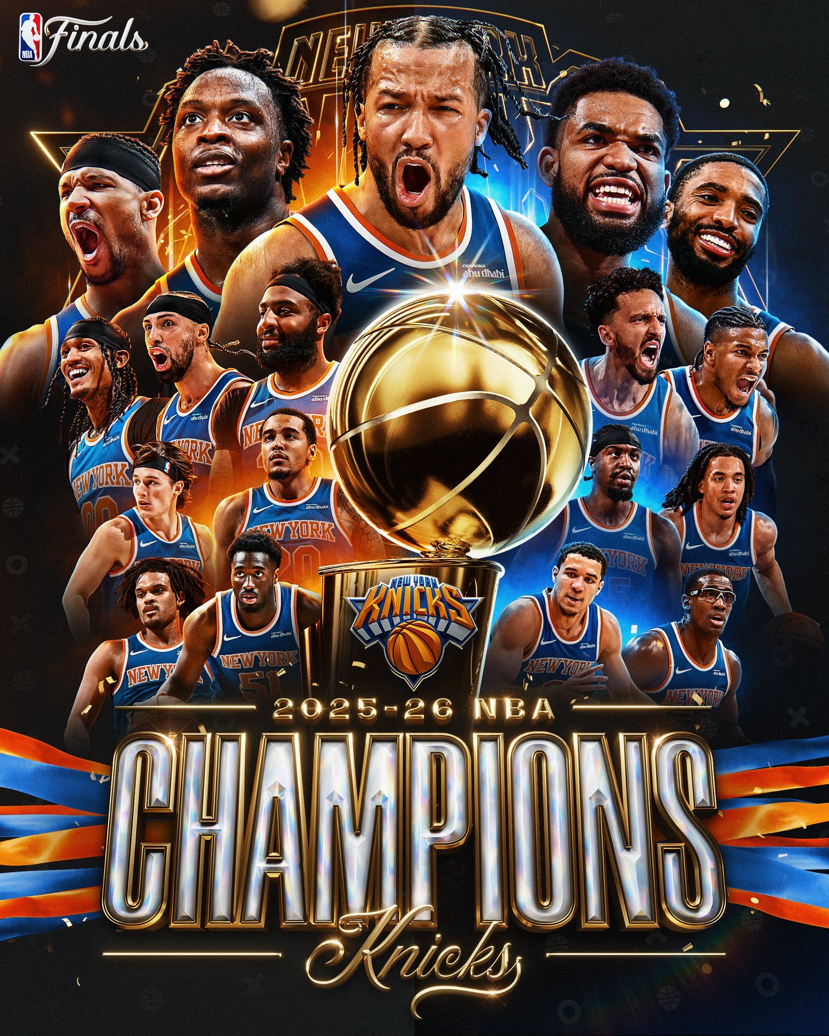 Knicks se coronan campeones de la NBA tras 53 años