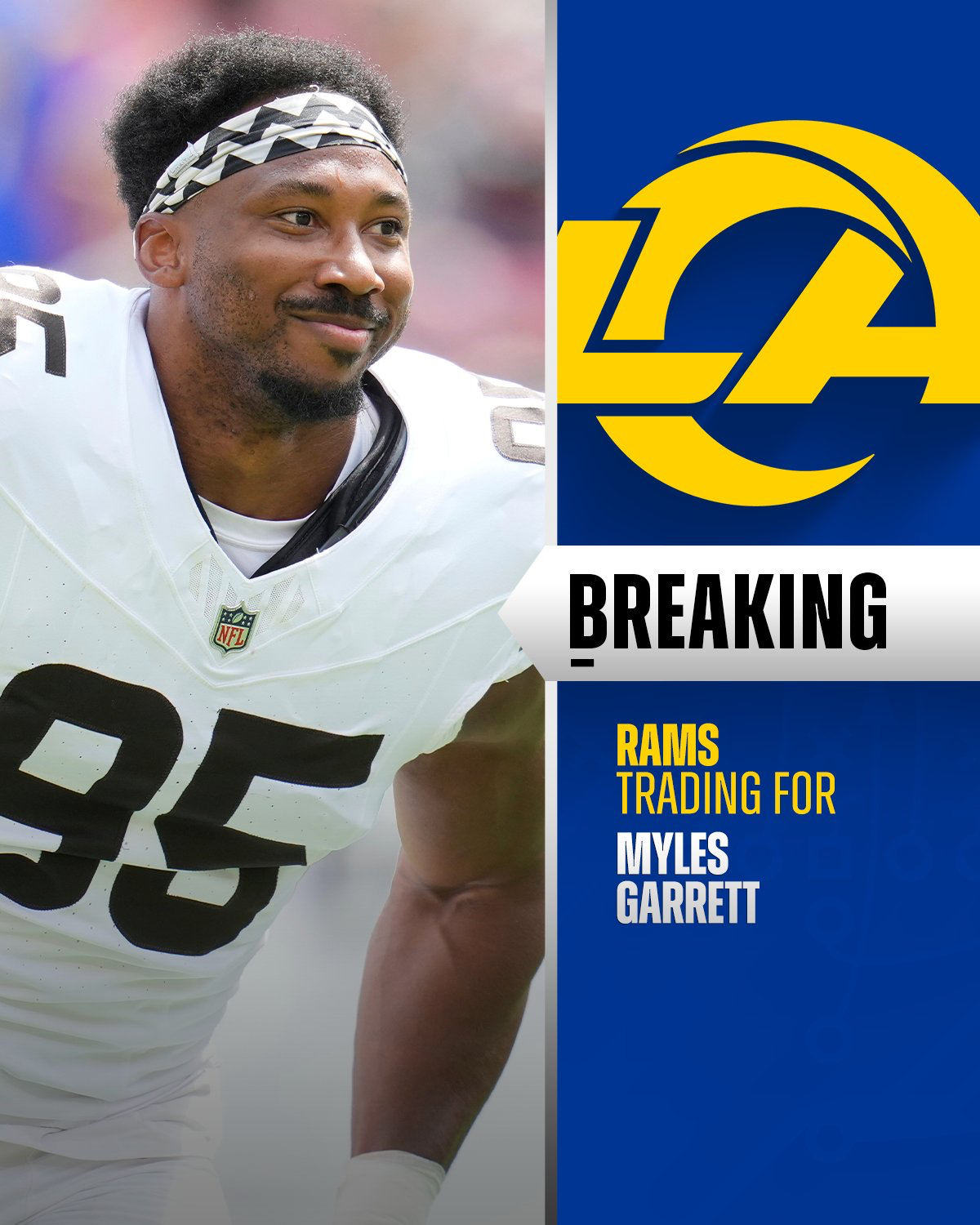 ¡Bombazo en la NFL! Myles Garrett a los Rams