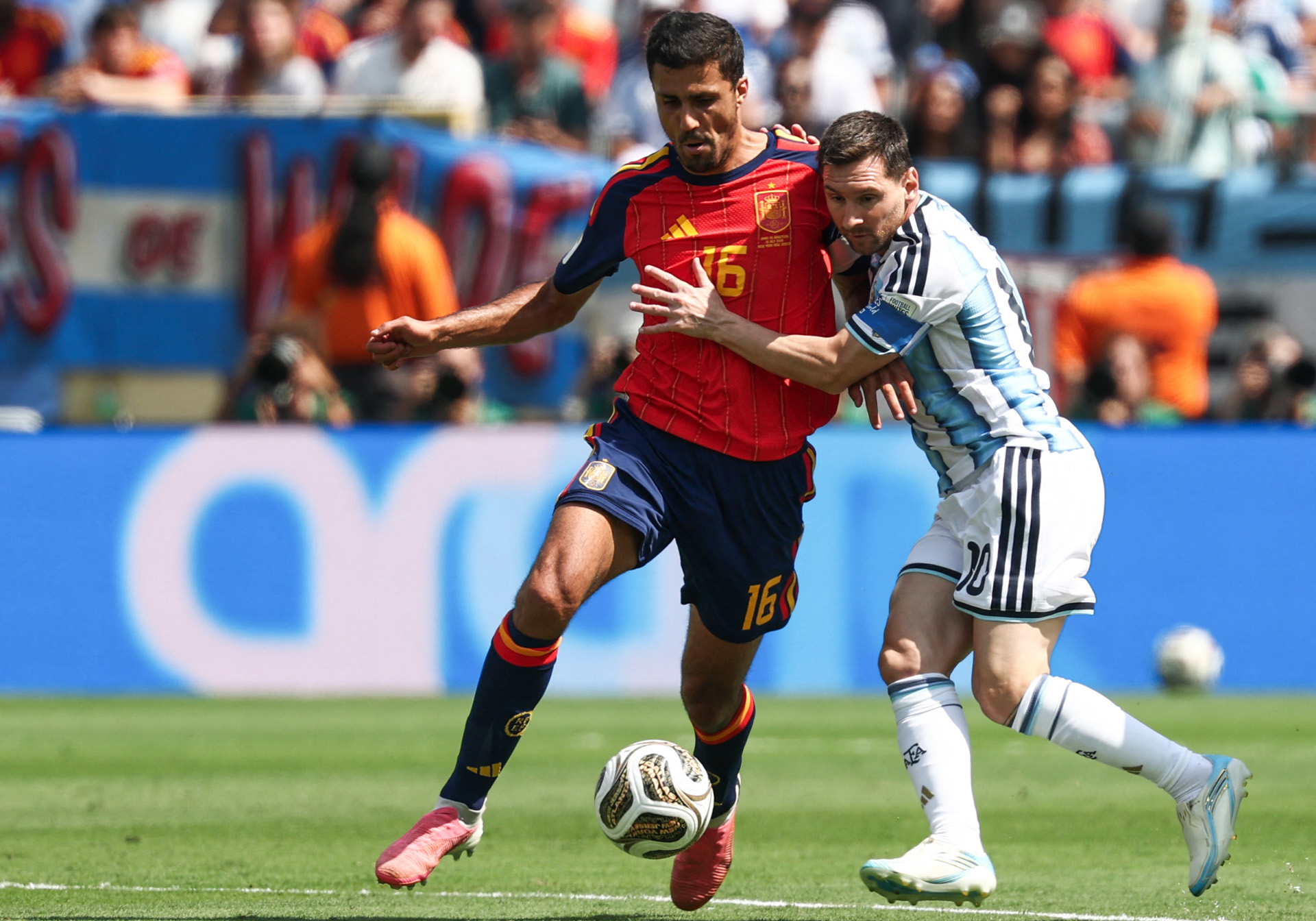 Rodri se mostró alegre de ganarle a la «Argentina con el mejor de todos los tiempos»