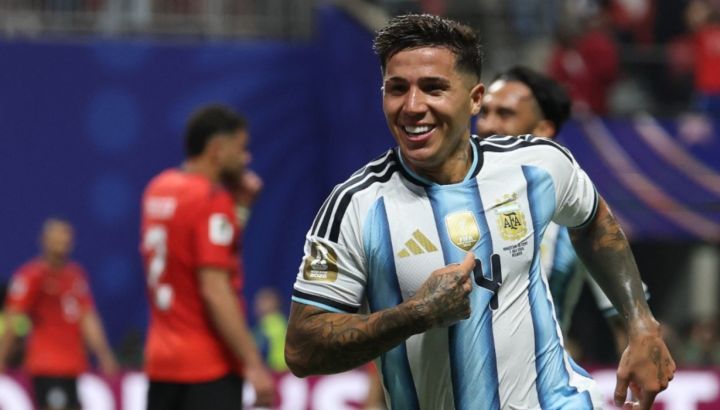 Enzo Fernández fue el autor del gol 3000 en Copas del Mundo