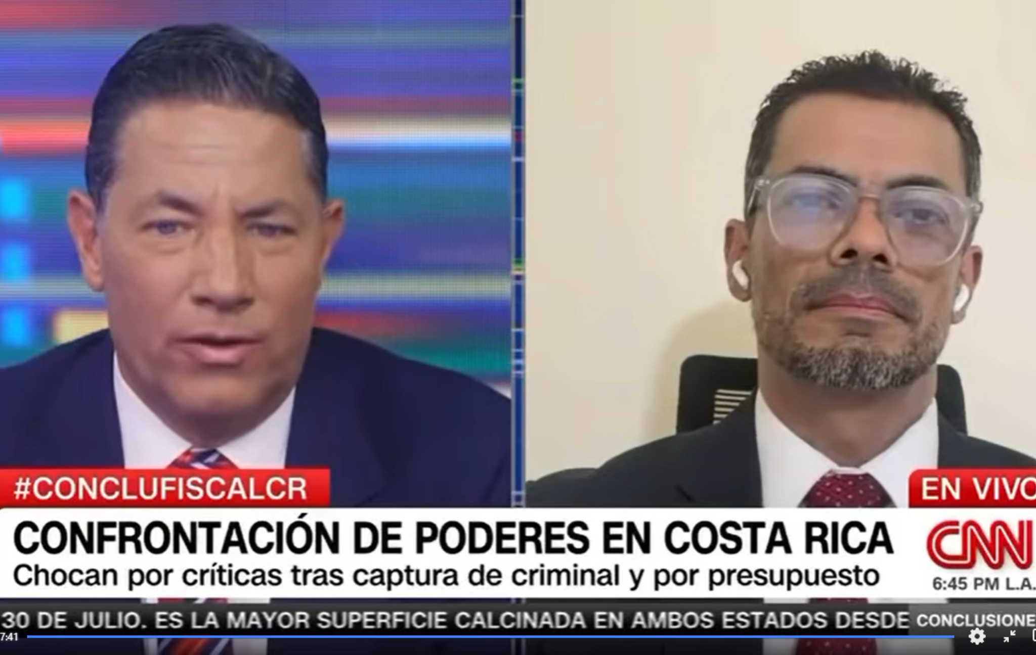 Carlo Díaz en CNN: «El protagonista de esto es Rodrigo Chaves»
