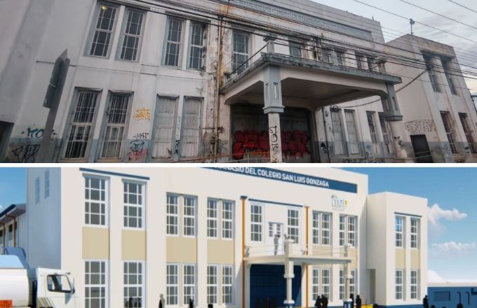 Así será la remodelación del gimnasio del colegio de San Luis Gonzaga
