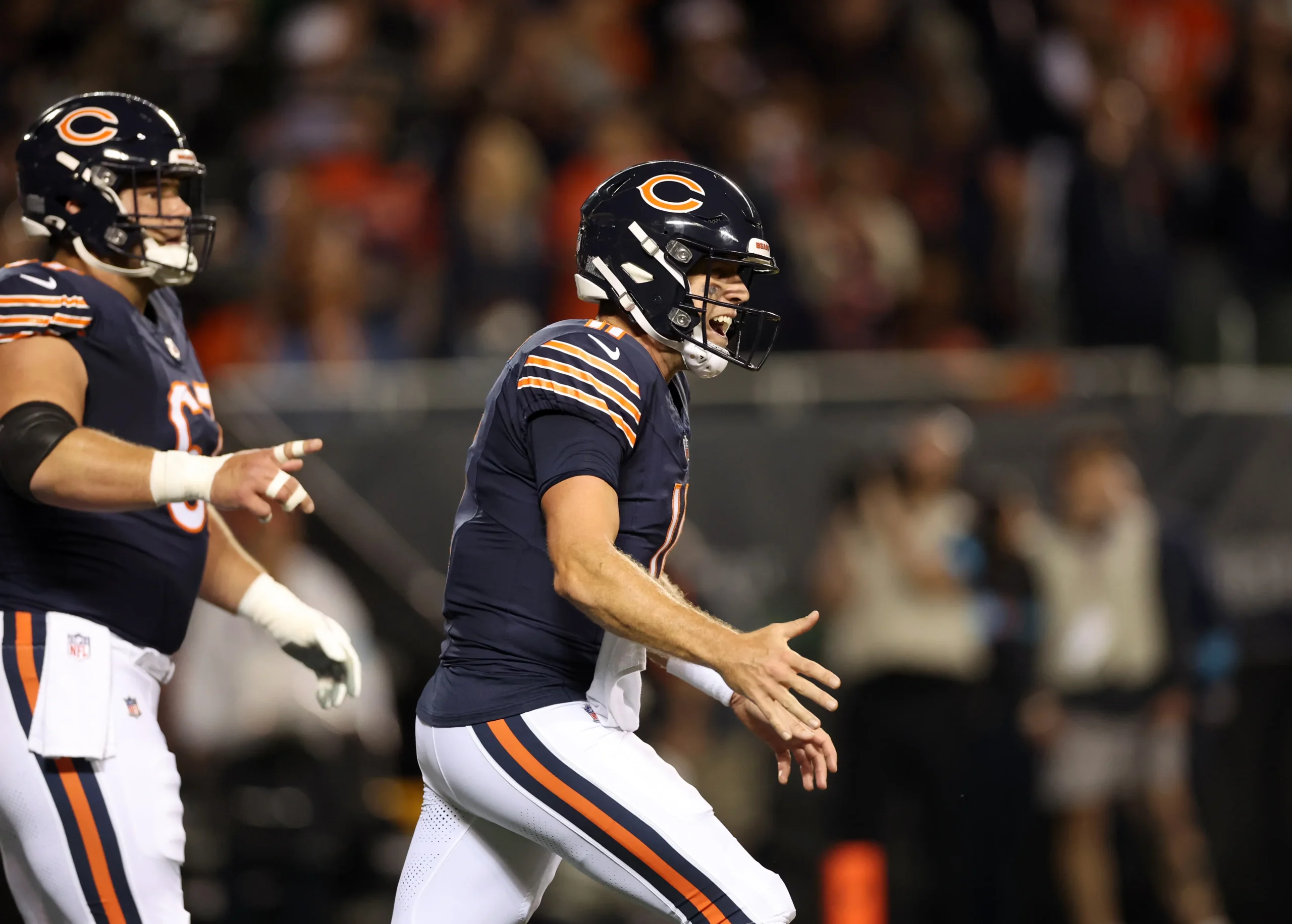 Los Bears de Chicago derrotaron a los Eagles en el Monday Night Football