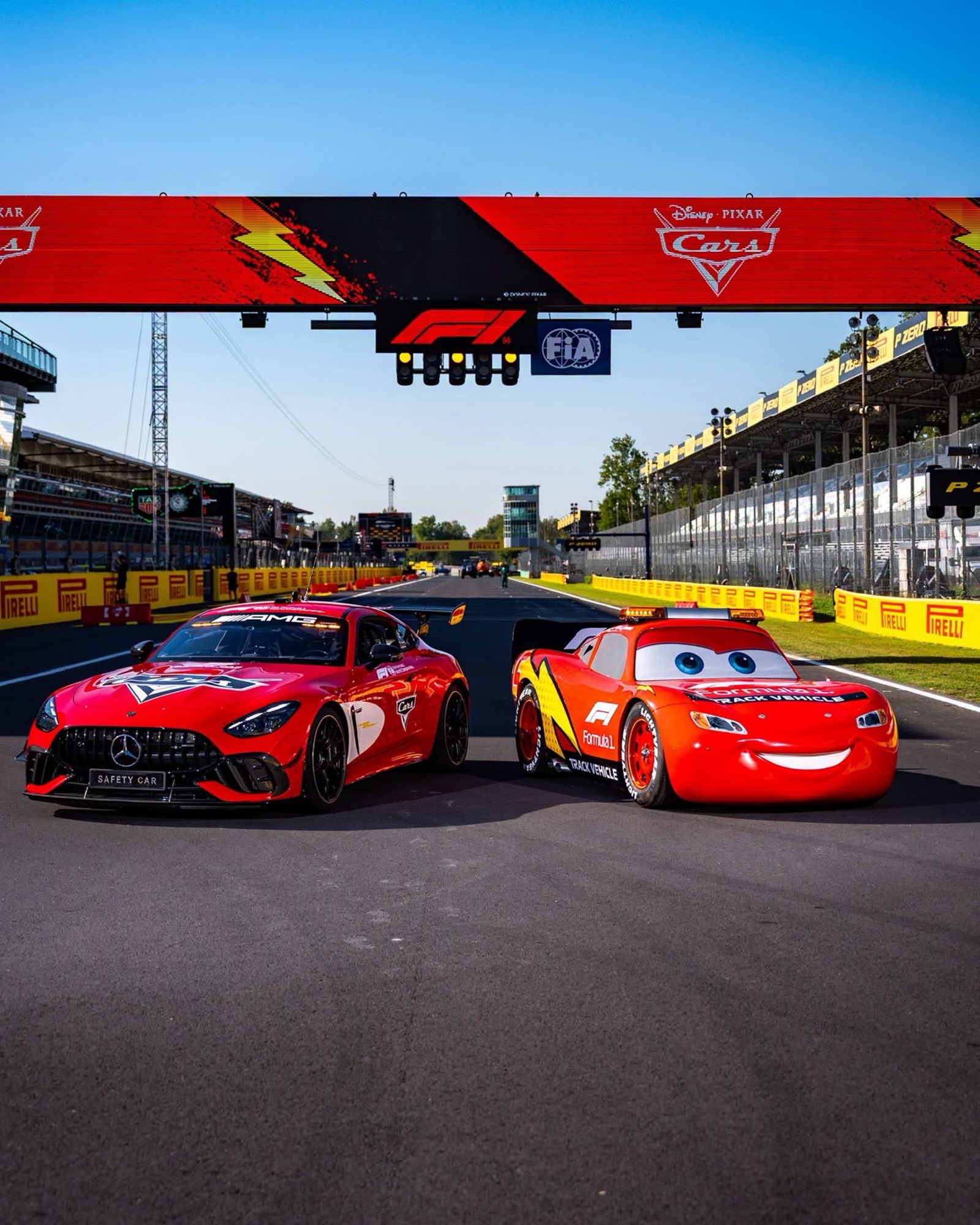 La F1 llega al ‘Templo de la Velocidad’, con el Rayo McQueen incluido
